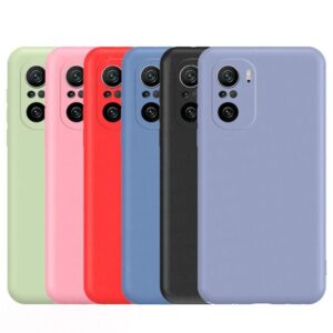 POCO F Serie POCO F3 Einfarbige Handyhülle aus Silikon