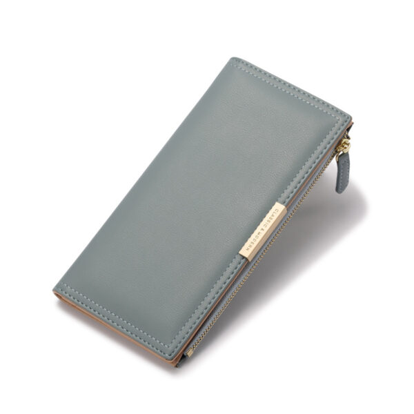 Geldbörsen Und Taschen Mode Einfarbig PU Geldbörse Universal #10005 – Bild 4